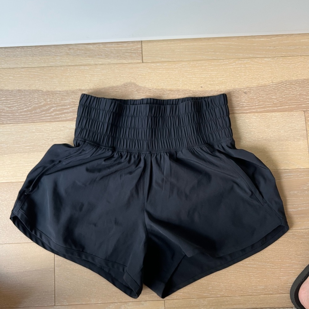 YBP - Black Women's High-Waisted Shorts